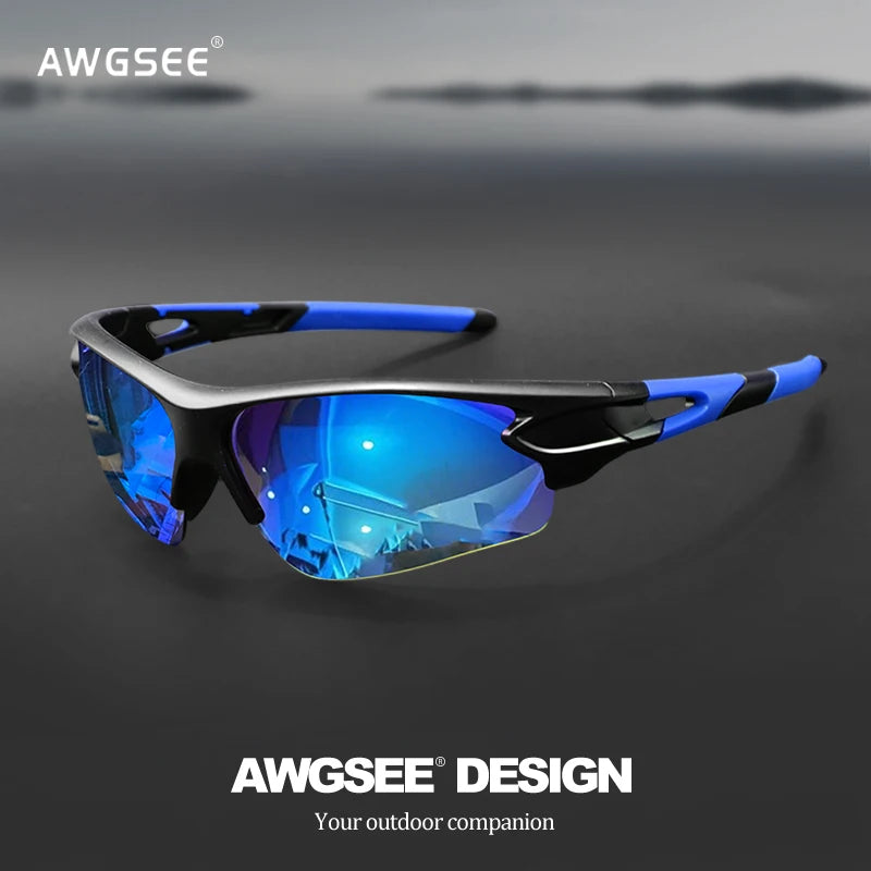 Unisex Sports Sunglasses – Semi-Rimless