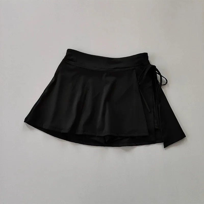 Quick-Dry Sports Skirt with Shorts – Yoga, Tennis & Badminton Activewear