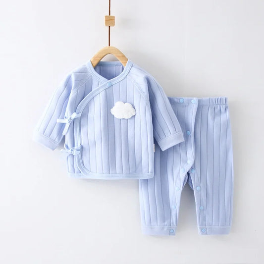 Infant Baby Set (0–6M) – Long Sleeve Top & Pants Outfit