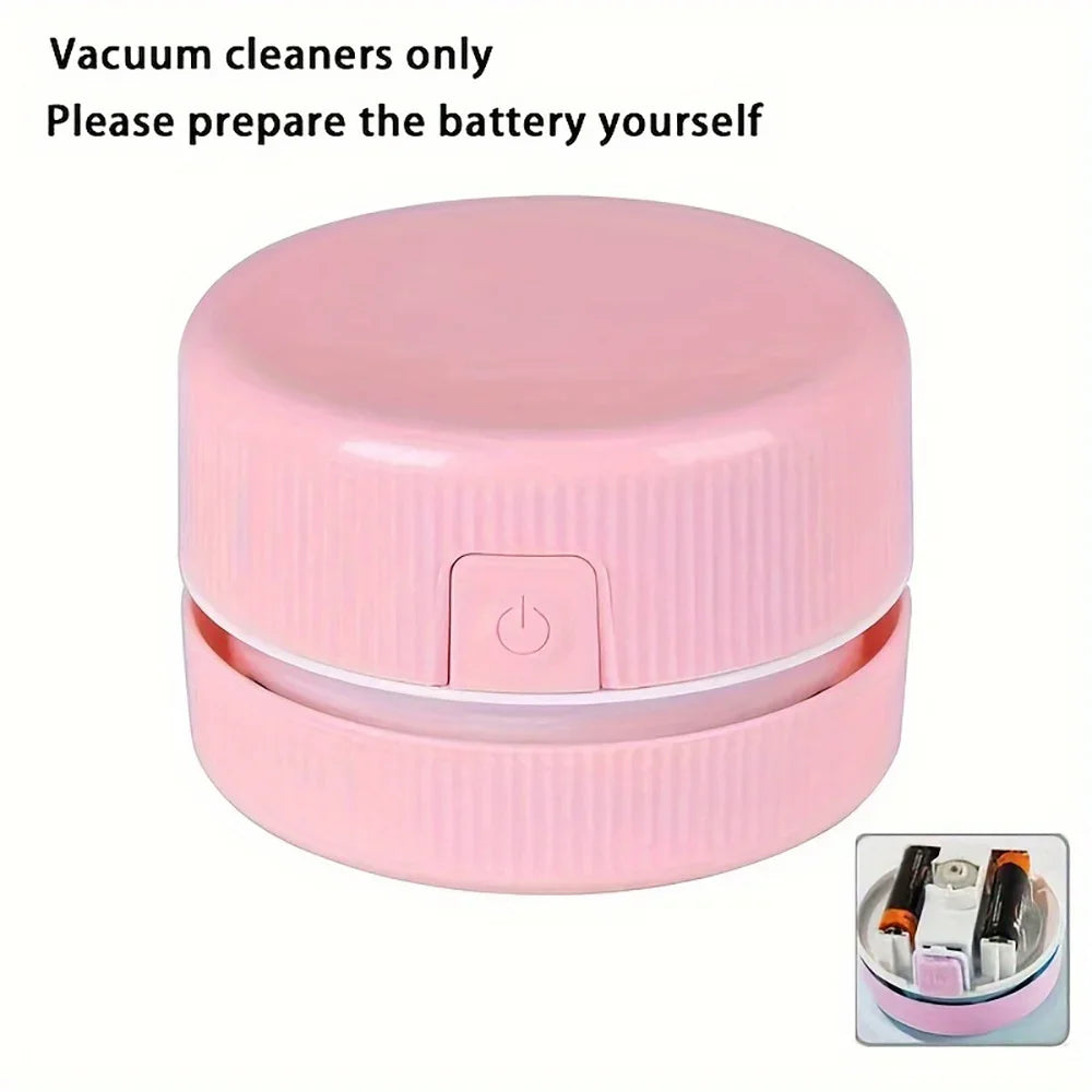 Portable Desktop & Car Vacuum Cleaner – Mini Handheld Table Sweeper