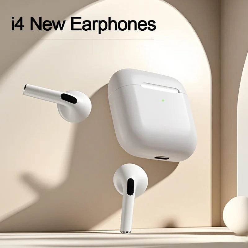 i4 True Wireless Earbuds – In-Ear Sports Headphones with Deep Bass, Ultra-Long Standby & Built-in Mic