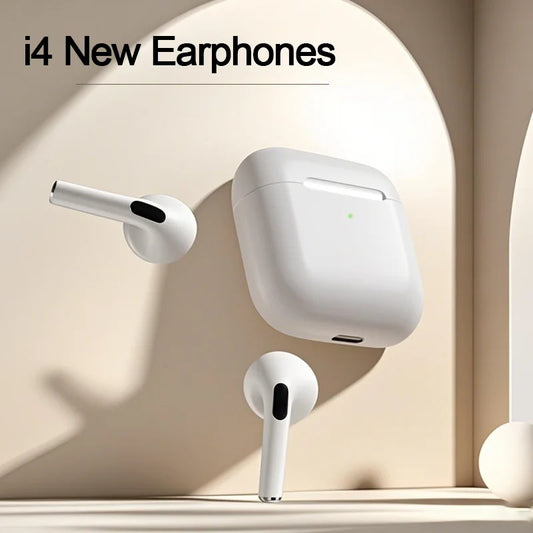 i4 True Wireless Earbuds – In-Ear Sports Headphones with Deep Bass, Ultra-Long Standby & Built-in Mic