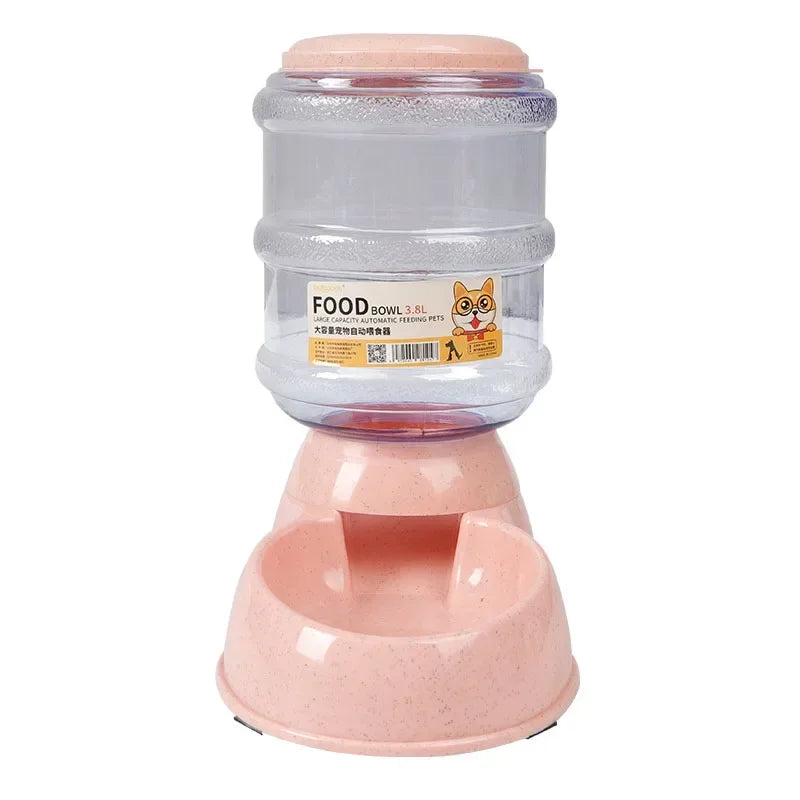 Automatic Pet Feeder & Water Dispenser – Dog & Cat Feeding Bowl