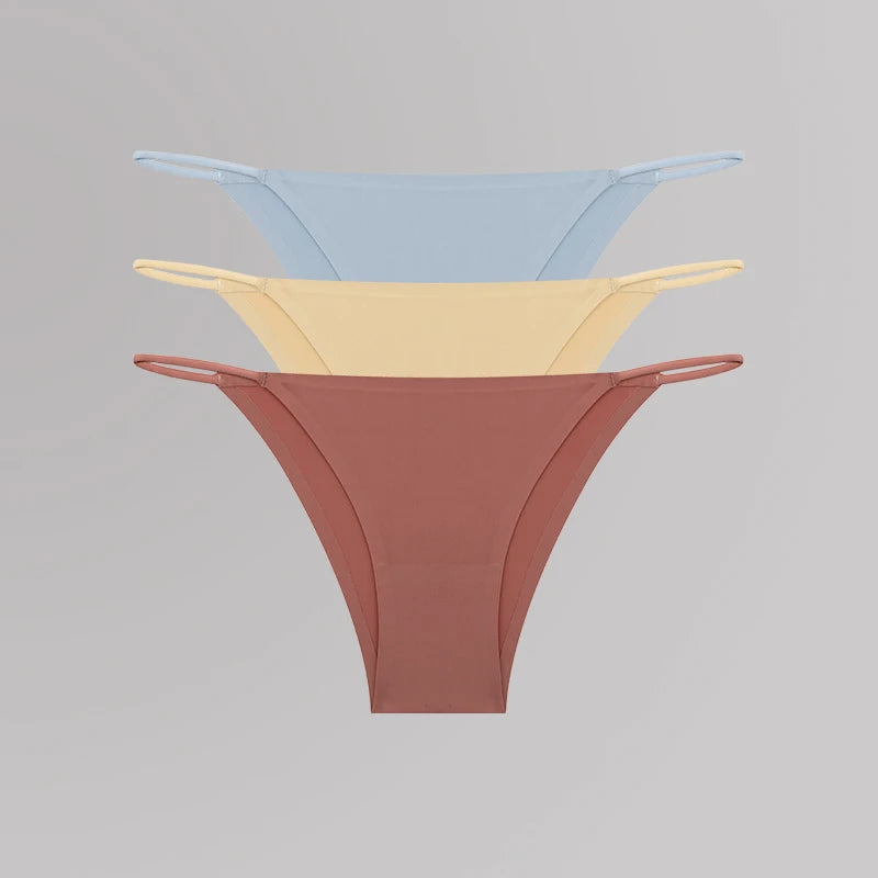 Women's Seamless T-Back Panties – Breathable, Low-Waist, Sexy & Comfy Lingerie
