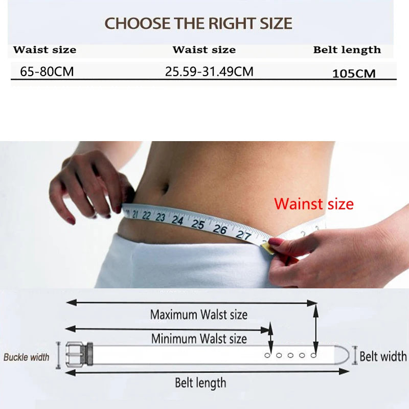 Women’s Fashion PU Leather Belt Designer Black Waist Strap for Dresses CY06