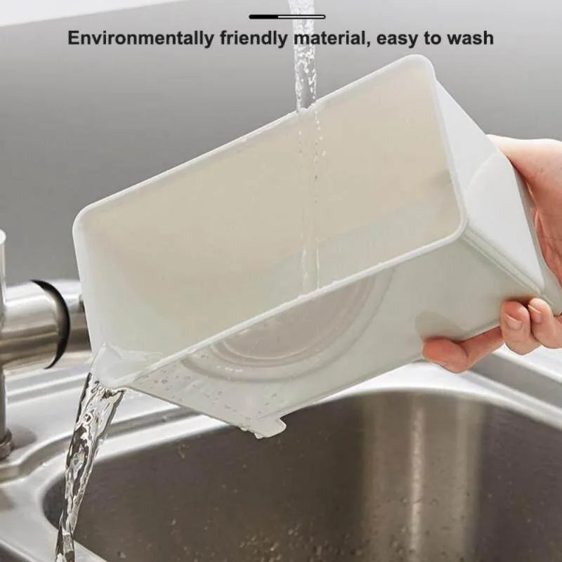 Mini Kitchen Trash Can – Sink Drain Basket with Dry-Wet Separation & Filtration