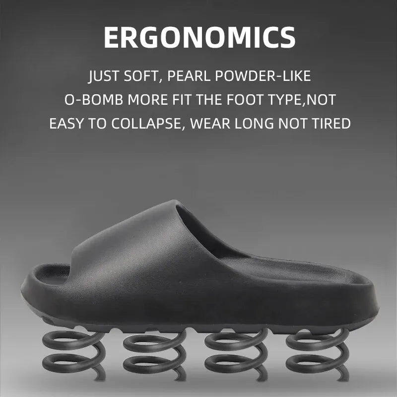 Coconut Slippers – Soft, Thick-Soled, Non-Slip Summer Sandals for All-Day Comfort