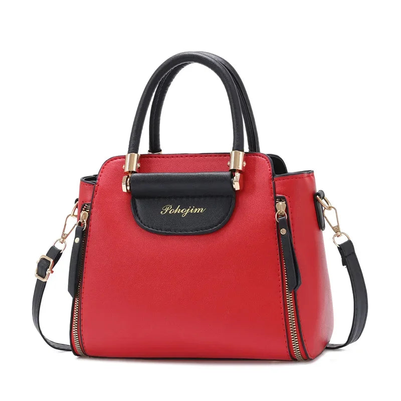 2025 Women’s PU Leather Handbag – Luxury Tote & Crossbody Shoulder Bag
