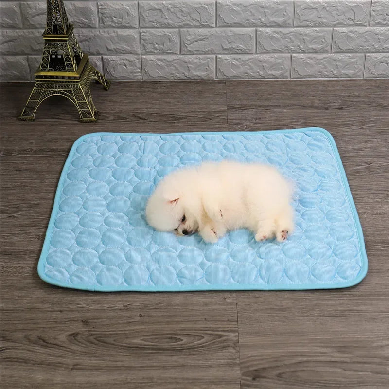 Cooling Pet Mat – XL Summer Bed for Dogs & Cats, Durable Ice Pad