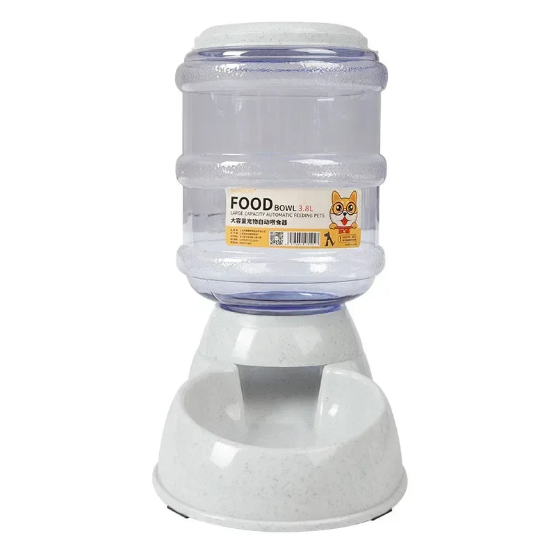 Automatic Pet Feeder & Water Dispenser – Dog & Cat Feeding Bowl