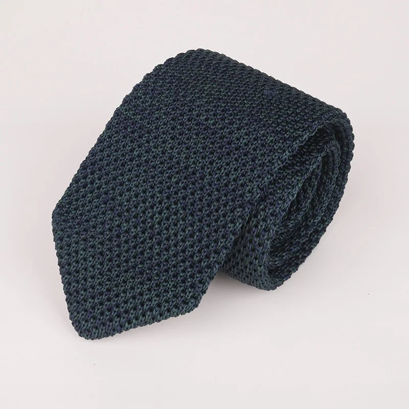 Fashion Knitted Ties for Men & Women – Casual Solid/Striped Narrow Necktie for Business, Wedding, and Daily Wear
