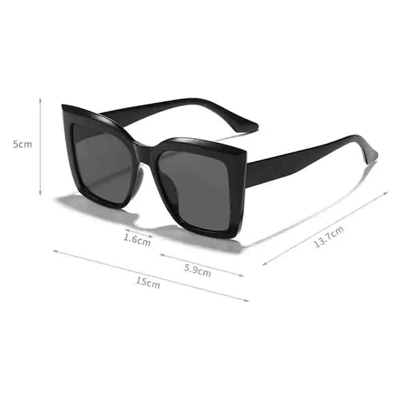 Women's Large Square UV400 Sunglasses – Fashion Designer Outdoor Eyewear
