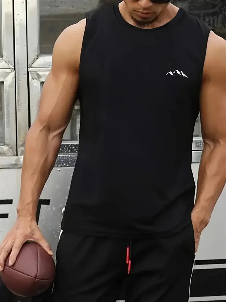 Men's Summer Mesh Vest – Quick-Dry, Breathable, Sleeveless Fitness Shirt