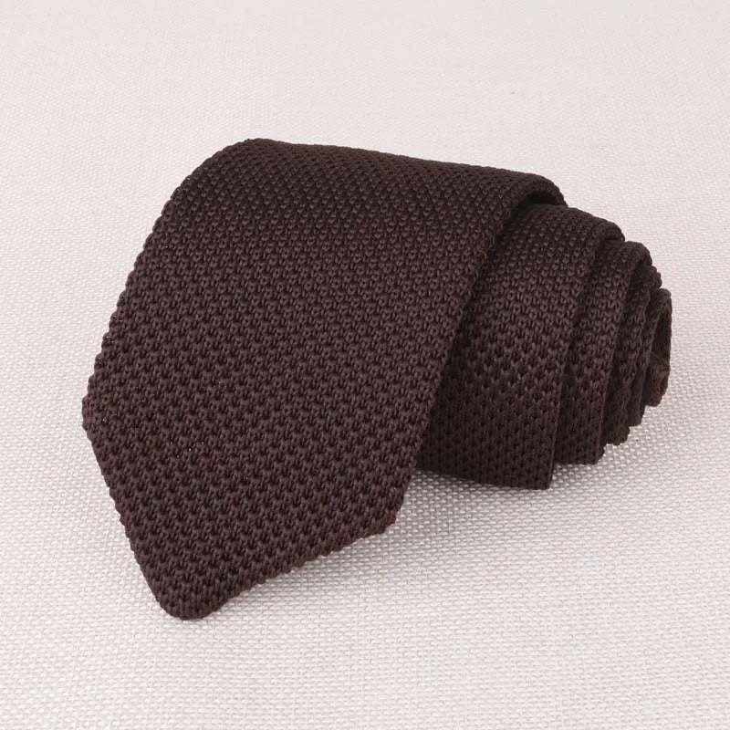 Fashion Knitted Ties for Men & Women – Casual Solid/Striped Narrow Necktie for Business, Wedding, and Daily Wear