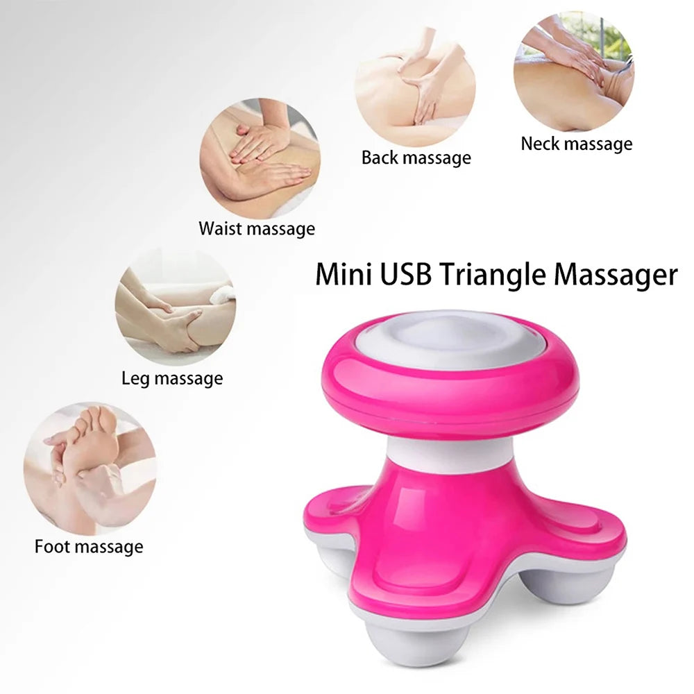Mini Electric Body Massager – USB Vibrating Handheld Massage Tool