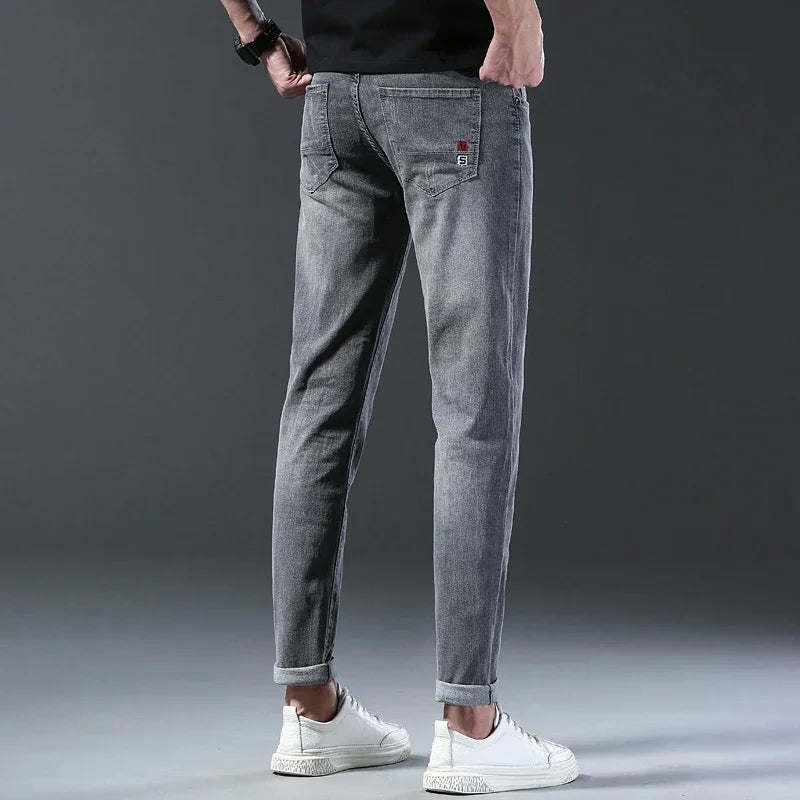 Men's Slim-Fit Stretch Denim Pants – Stylish & Comfy