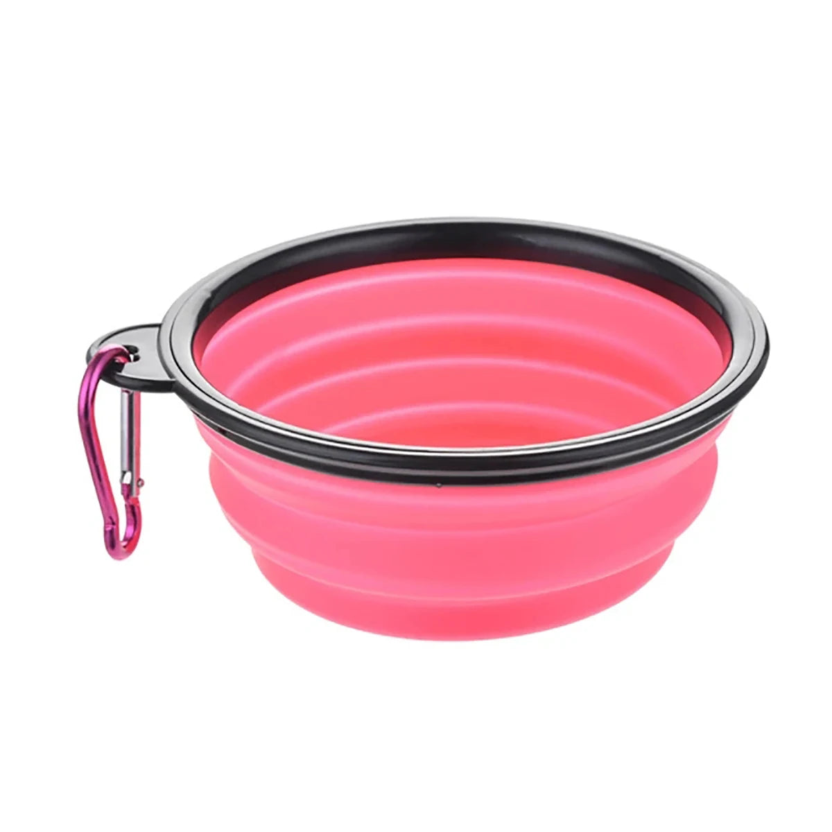 50/1000ml Collapsible Silicone Dog Bowl – Portable Travel Feeder