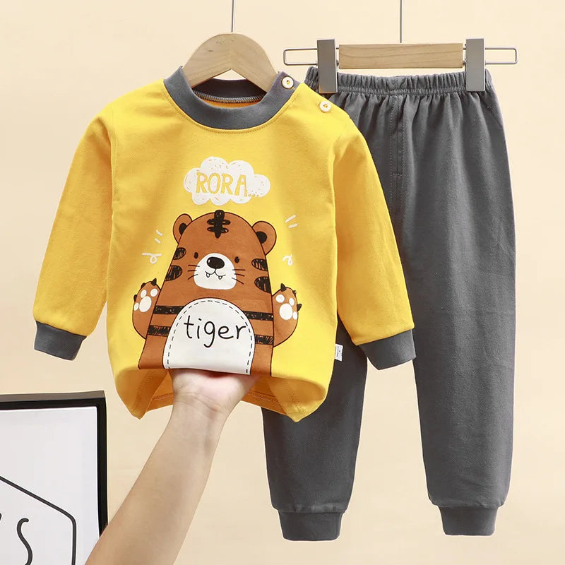 Baby Pajama Set – Pure Cotton, Comfortable Home Outfit