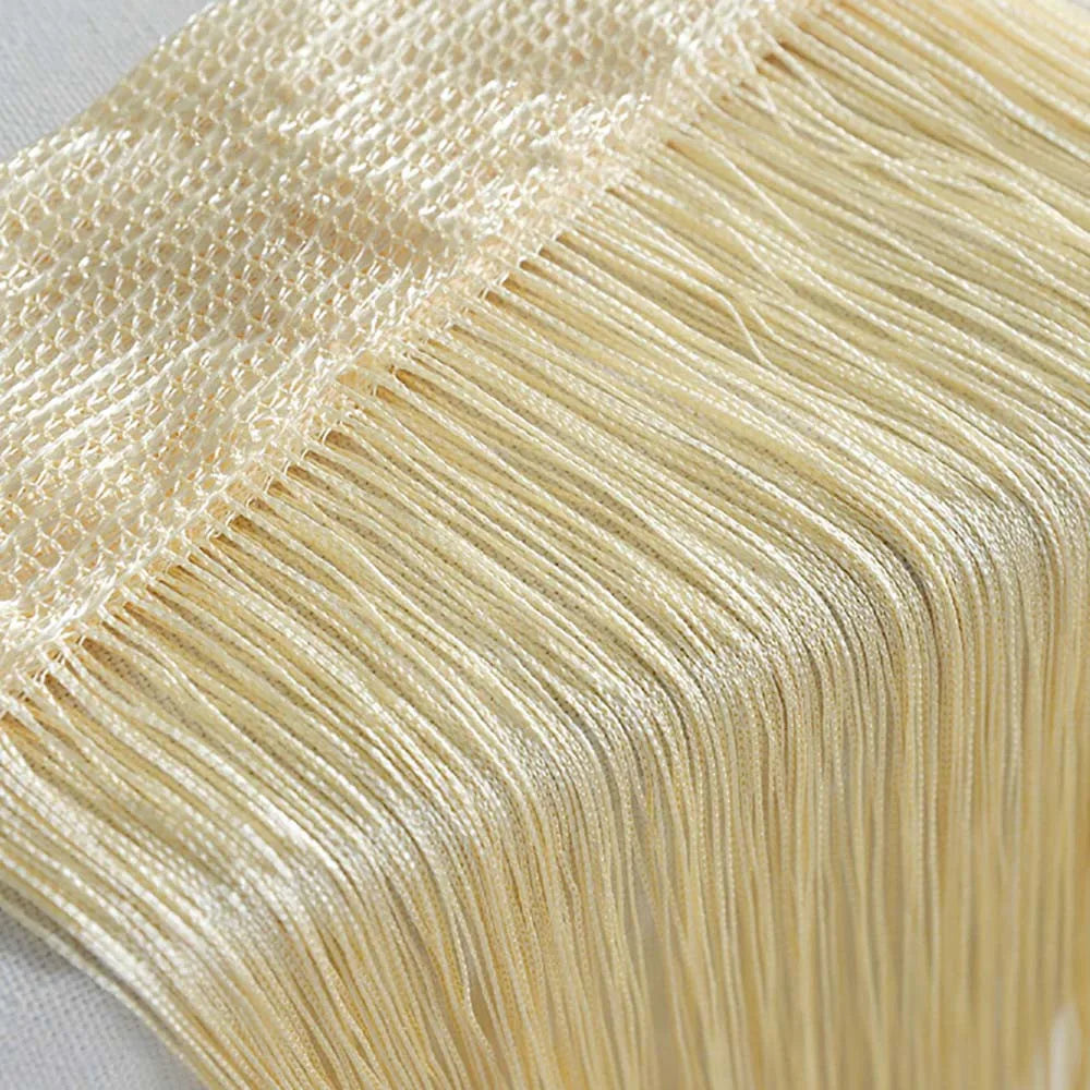 Tassel Thread Curtain 50x200cm – Decorative Panel for Door, Window, or Room Divider