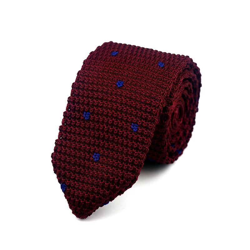 Fashion Knitted Ties for Men & Women – Casual Solid/Striped Narrow Necktie for Business, Wedding, and Daily Wear