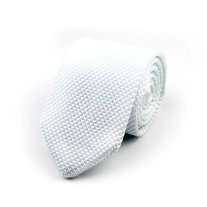 Fashion Knitted Ties for Men & Women – Casual Solid/Striped Narrow Necktie for Business, Wedding, and Daily Wear