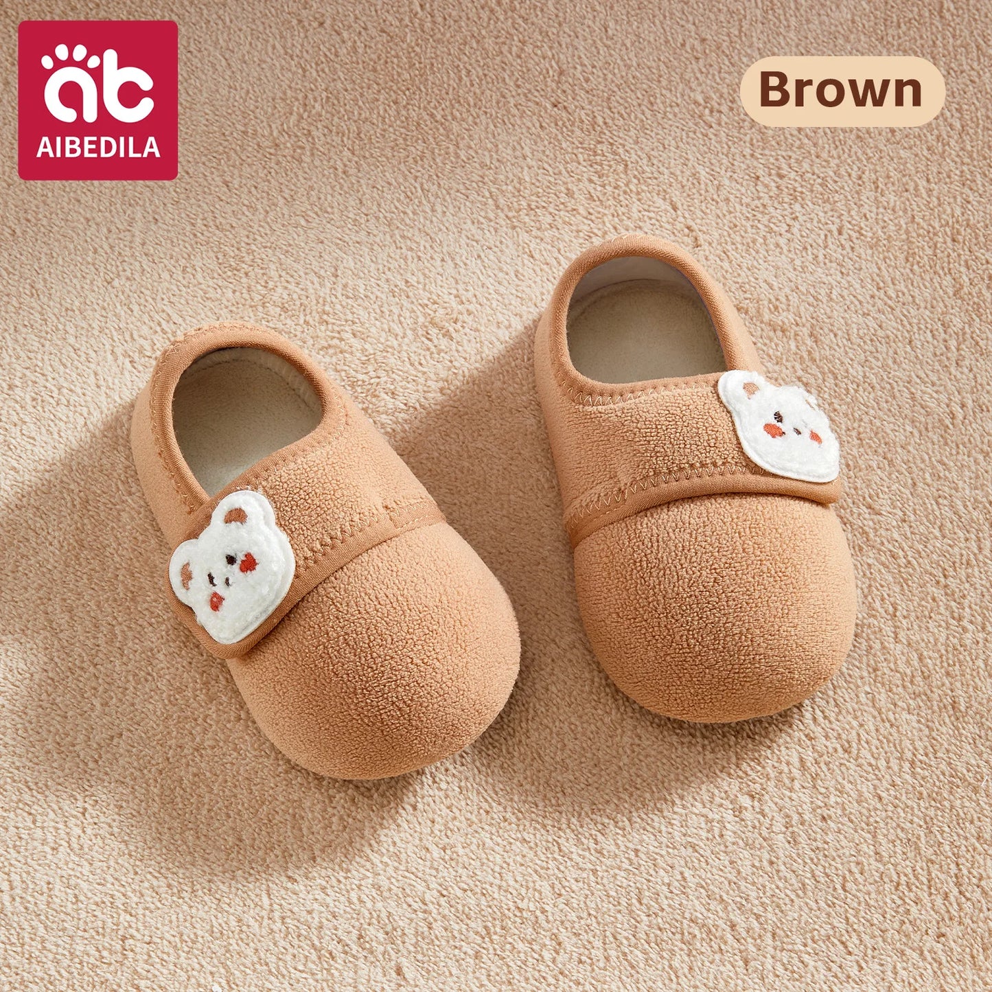 AIBEDILA Toddler Non-Slip Winter Booties (0–4T)