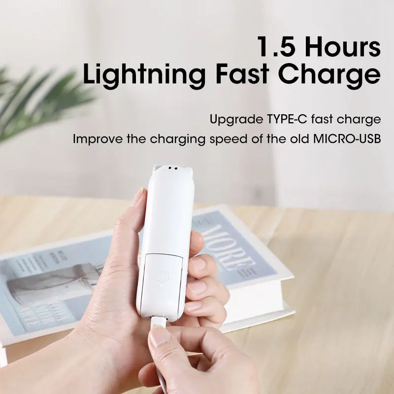 Mini Portable USB Fan – Foldable Handheld Desk Fan 2000mAh