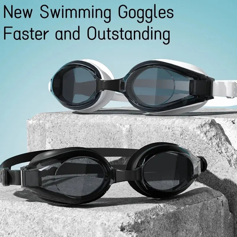 Professional Anti-Fog Swimming Goggles – Waterproof, UV Protection (Unisex)
