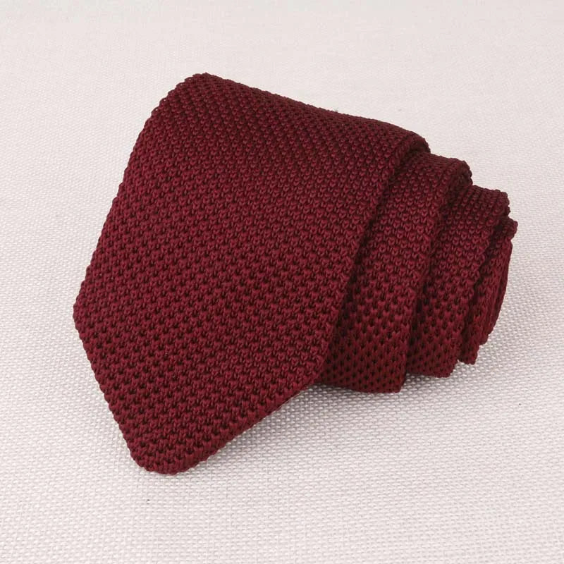 Fashion Knitted Ties for Men & Women – Casual Solid/Striped Narrow Necktie for Business, Wedding, and Daily Wear