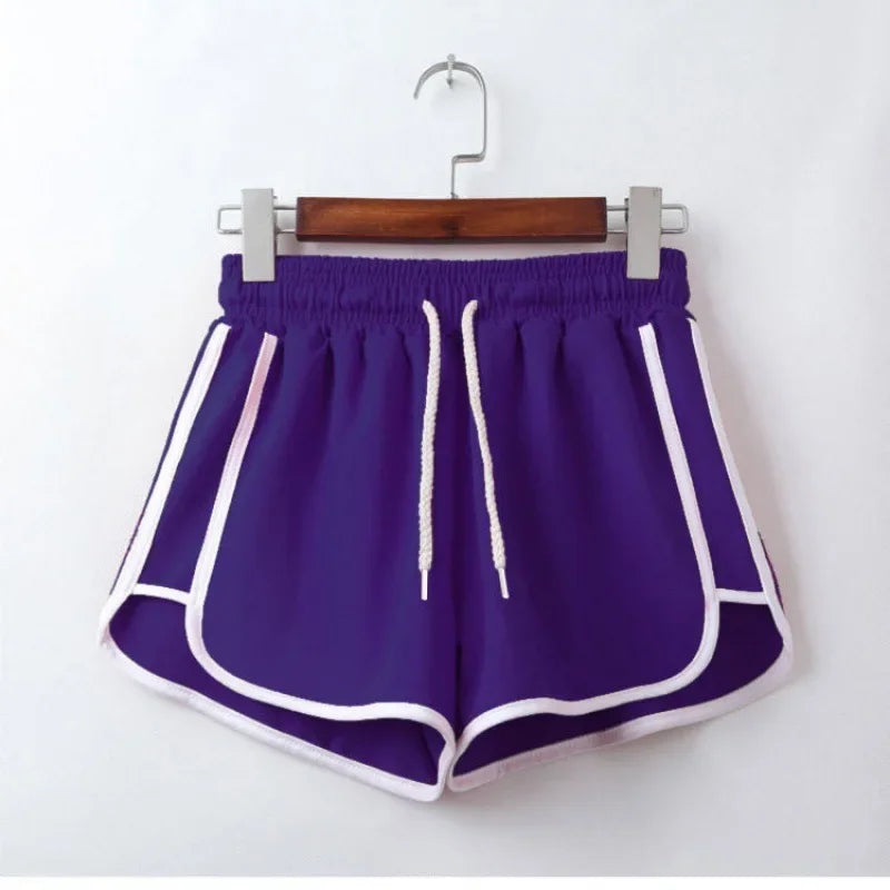 Women's Summer Yoga Shorts – Mid-Waist, Loose, Breathable, Wide-Leg Gym Pants