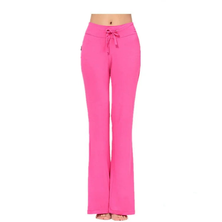 Women’s High-Waist Flare Yoga Leggings – Seamless Push-Up Workout Pants