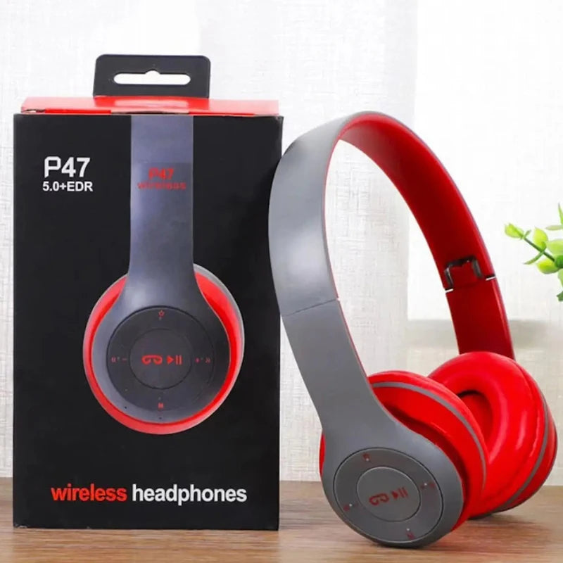 Air P47 TWS Bluetooth Earbuds – Stereo Music Headset with Mic for Android & iPhone