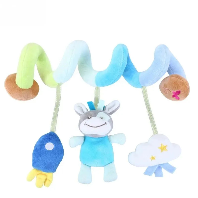 Cute Spiral Hanging Baby Toy – Crib, Stroller & Car Seat Rattle
