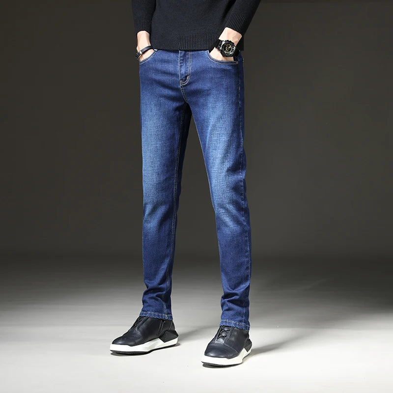 2024 Men's Korean Style Straight Leg Jeans