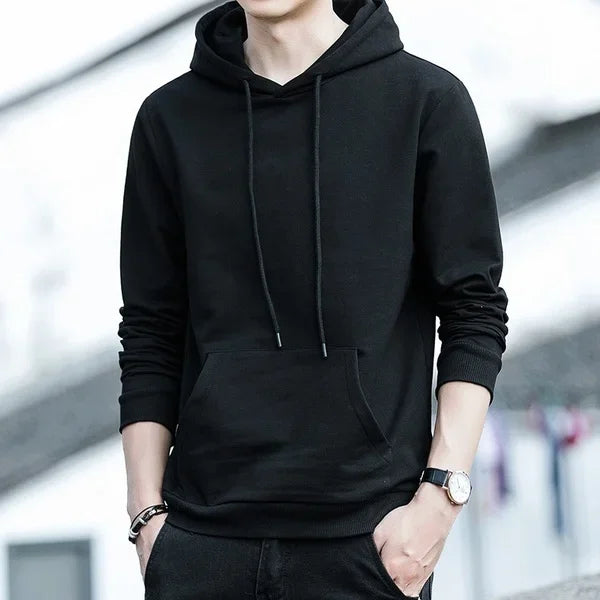 2024 Men's Harajuku Hoodie – Casual Pullover Streetwear Sweatshirt