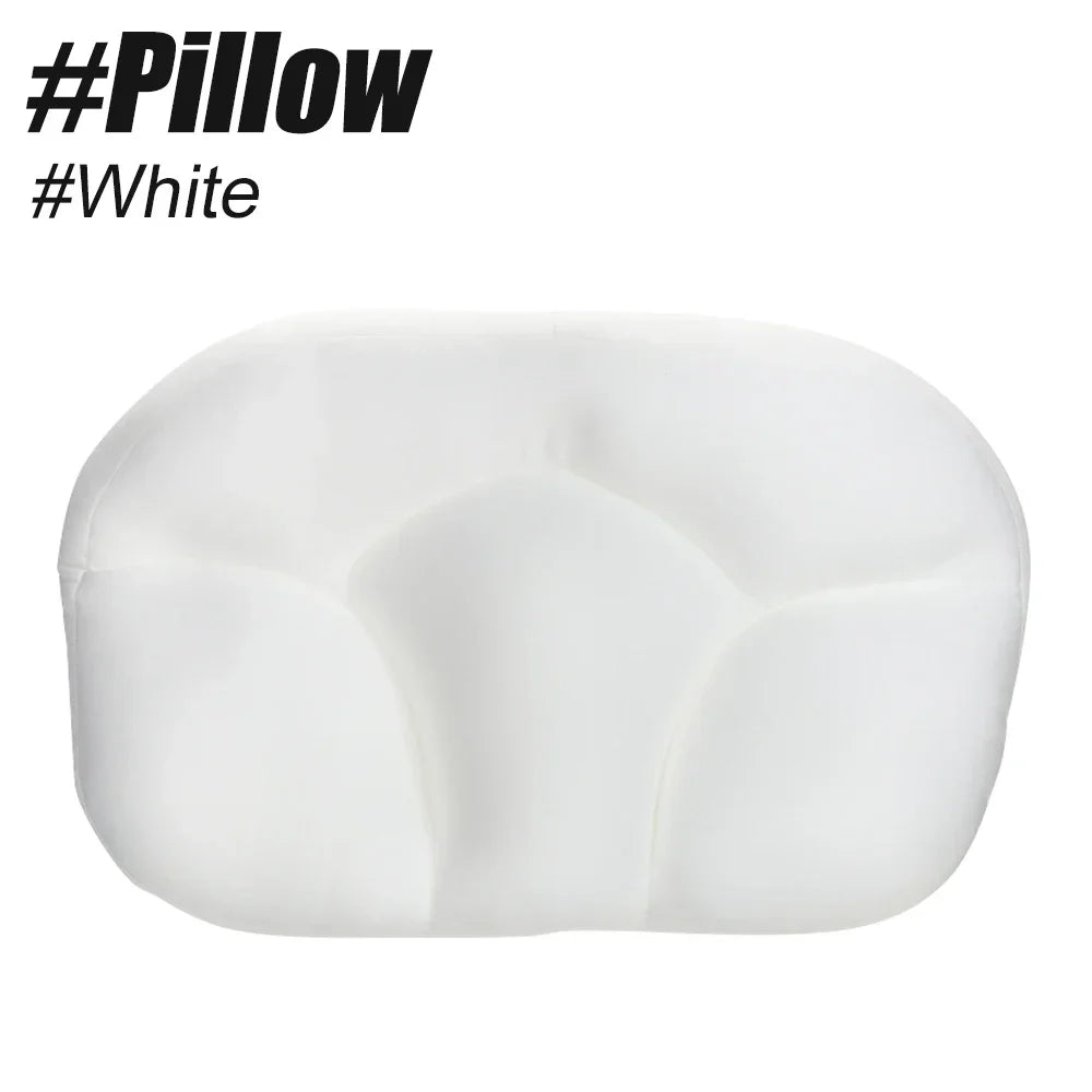 Egg-Shaped Memory Foam Neck Pillow – Soft Orthopedic Butterfly Cushion