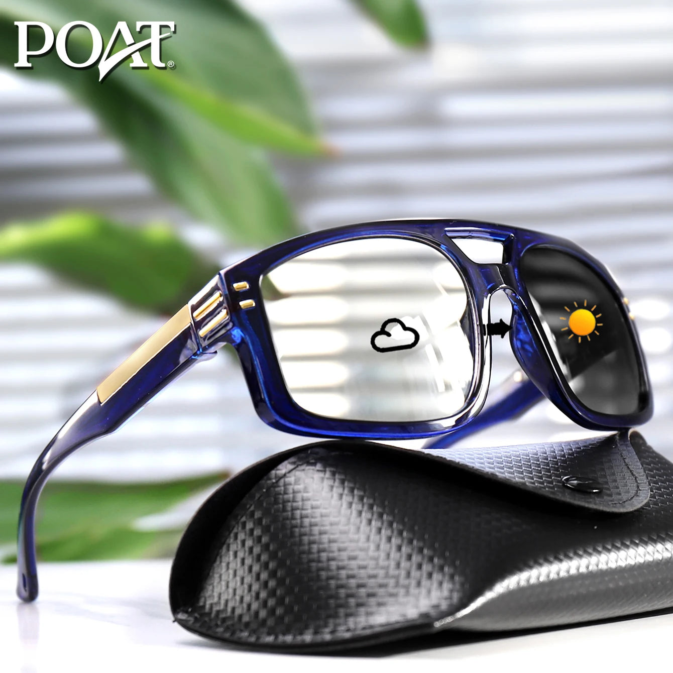 Photochromic Square Sunglasses – Casual Outdoor Sports