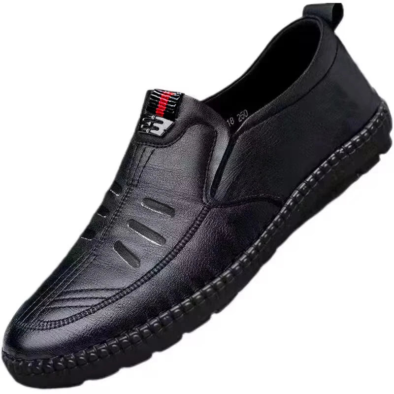Men’s PU Leather Loafers – Slip-On Casual Shoes for Walking, Driving & Office