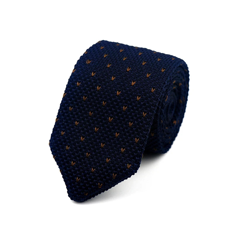 Fashion Knitted Ties for Men & Women – Casual Solid/Striped Narrow Necktie for Business, Wedding, and Daily Wear