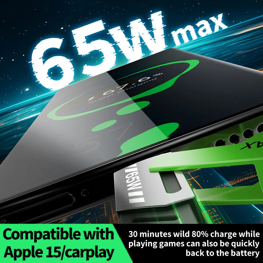 4-in-1 65W USB-C Charging Cable with Cable Management