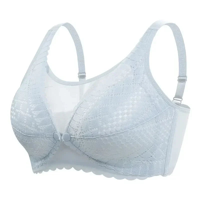 Front Button Nursing Bra – Adjustable Maternity Breastfeeding Bra