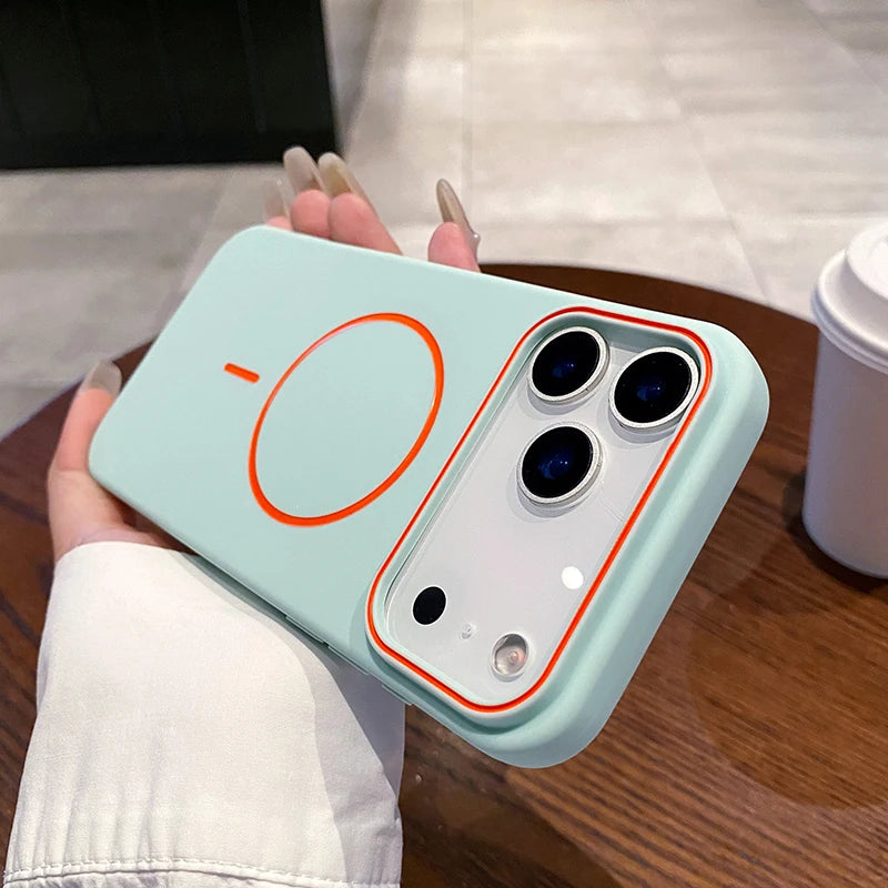 MagSafe Magnetic Wireless Charging Luxury Matte TPU Bumper Phone Case for iPhone 17 / 17 Pro / 17 Pro Max