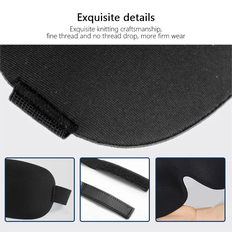 Blockout Eye Mask for Sleeping – Comfortable Sleep Aid for Men & Women