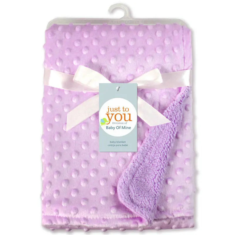 Baby Blanket & Swaddle – Soft Thermal Fleece, Cotton Quilt Wrap for Newborns & Infants