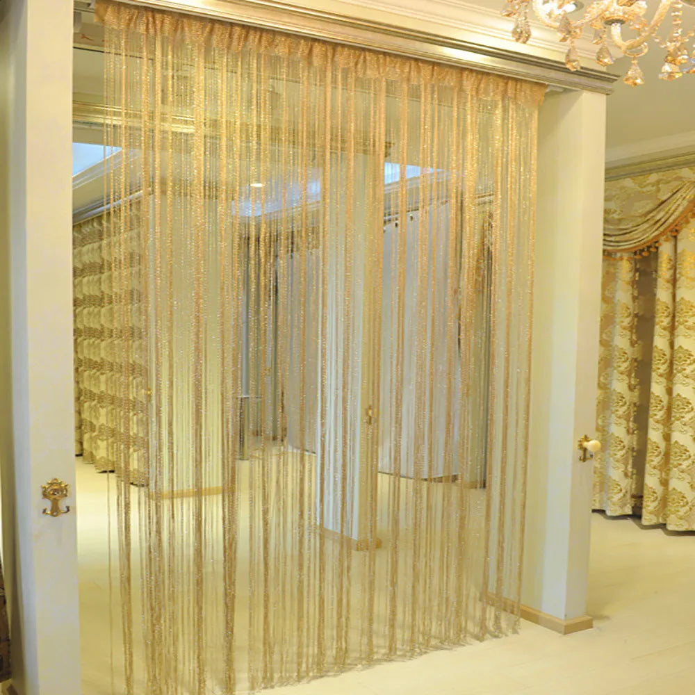 Tassel Thread Curtain 50x200cm – Decorative Panel for Door, Window, or Room Divider