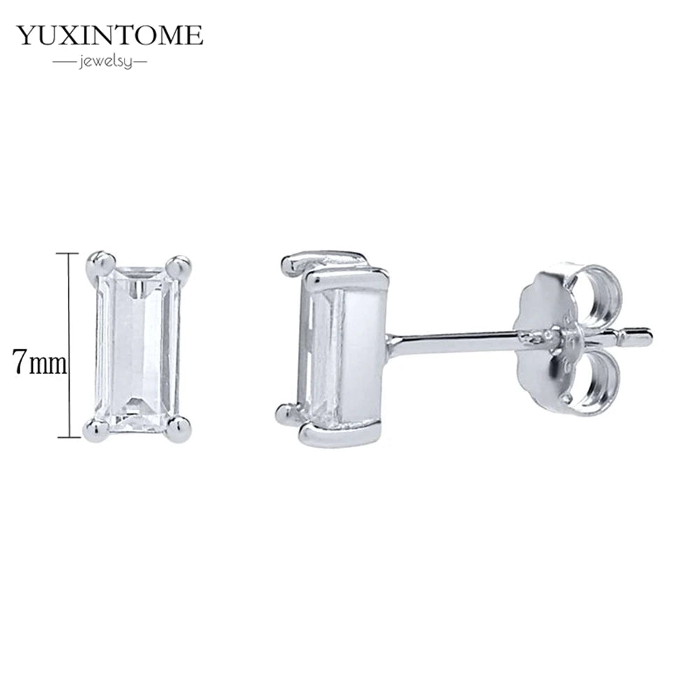 925 Sterling Silver White Zircon Tassel Hoop Earrings — Women’s Luxury Korean Fashion Jewelry 2025