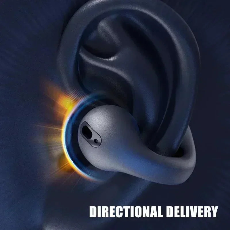 T75 Bone Conduction Bluetooth 5.3 Sports Headphones – Wireless, Waterproof, HiFi Sound, TWS Earphones.
