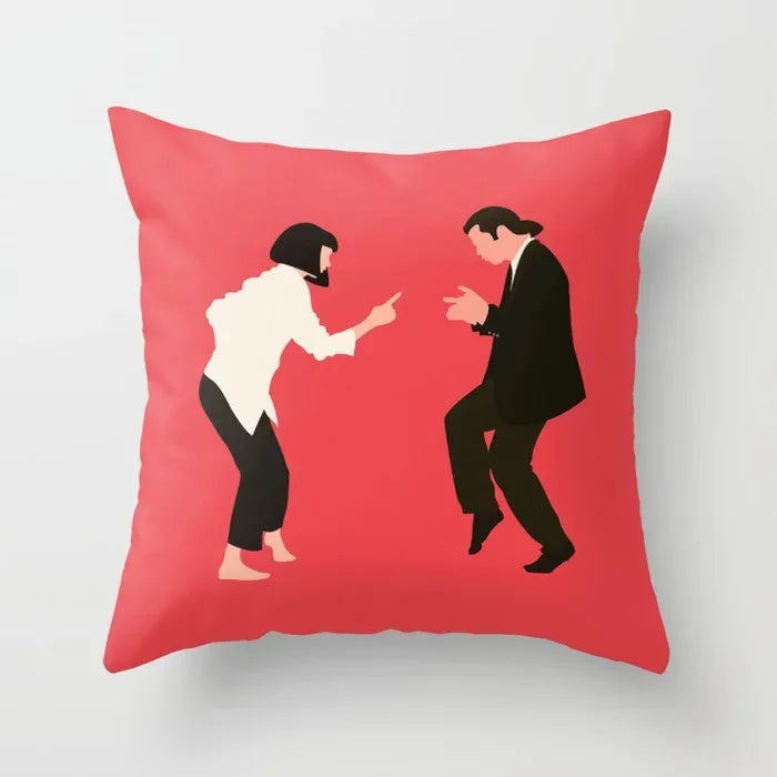 Home Decorative Pillowcase – Red Plaid Design