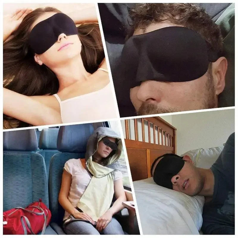 Blockout Eye Mask for Sleeping – Comfortable Sleep Aid for Men & Women