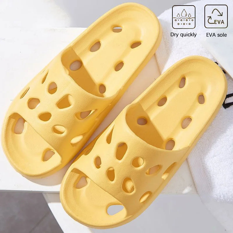 Bathroom & Beach Women’s Slippers – Lightweight, Non-Slip Flip Flops for Pool & Swimming